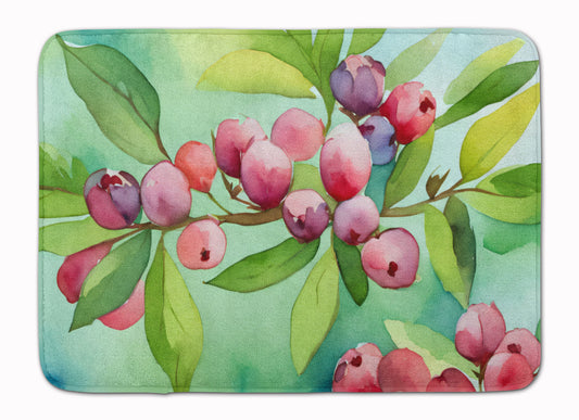 Buy this Connecticut Mountain Laurels in Watercolor Memory Foam Kitchen Mat