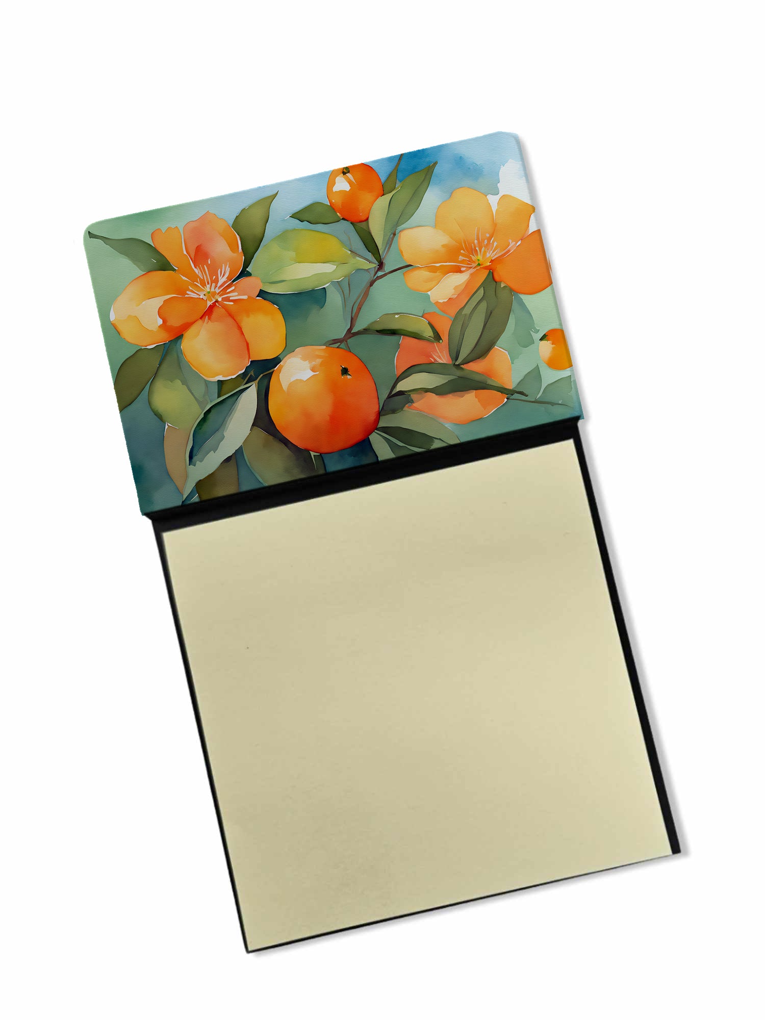 Buy this Florida Orange Blossom in Watercolor Sticky Note Holder