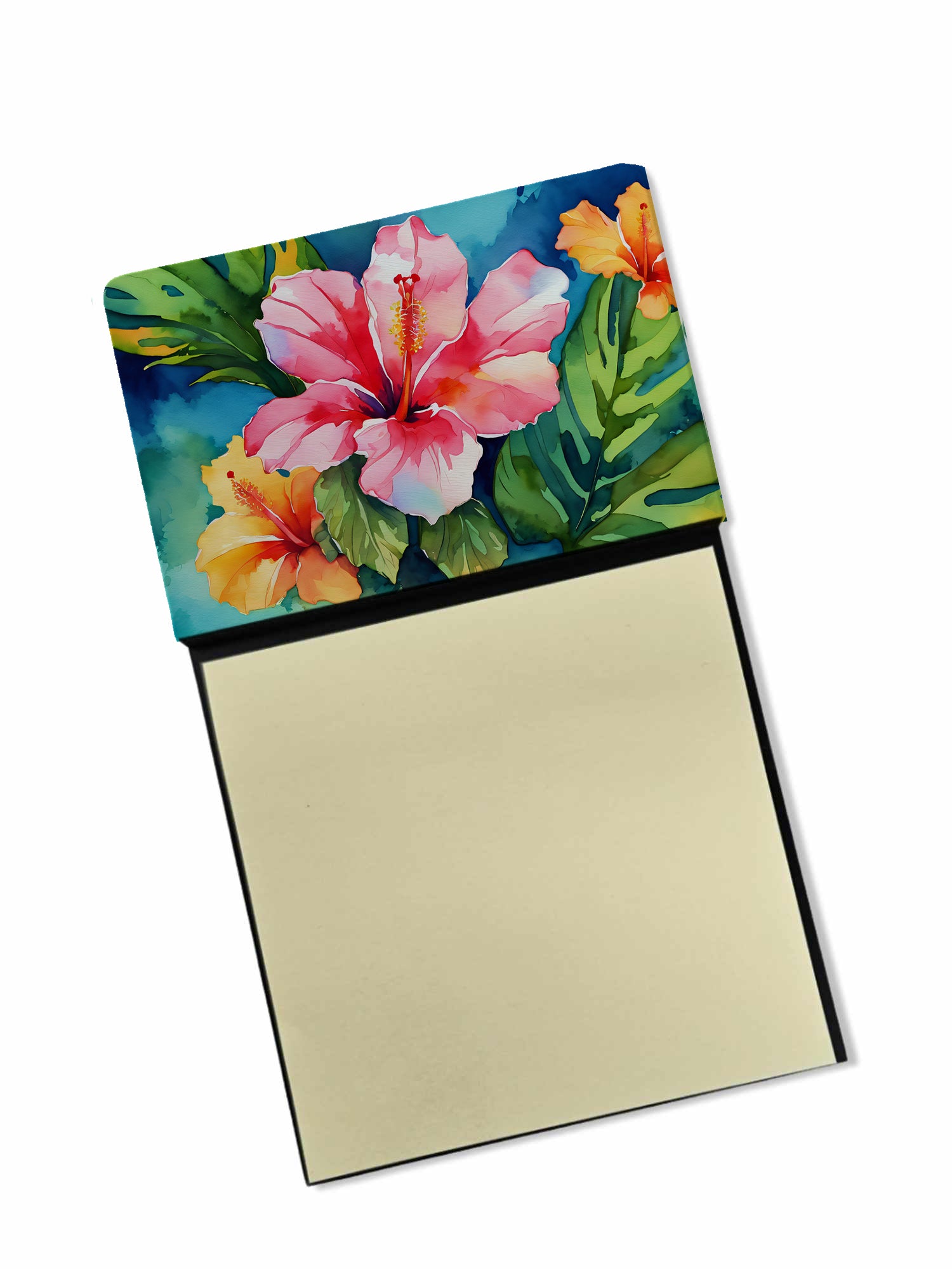 Buy this Hawaii Hawaiian Hibiscus in Watercolor Sticky Note Holder