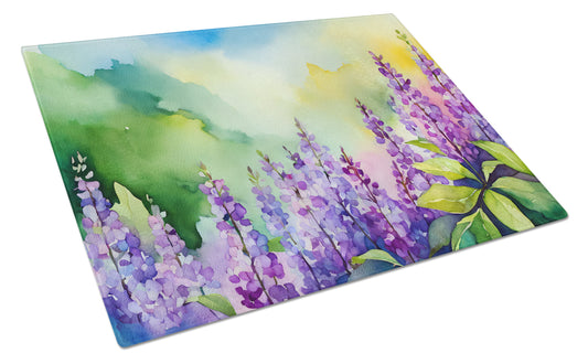 Buy this Idaho Syringa in Watercolor Glass Cutting Board