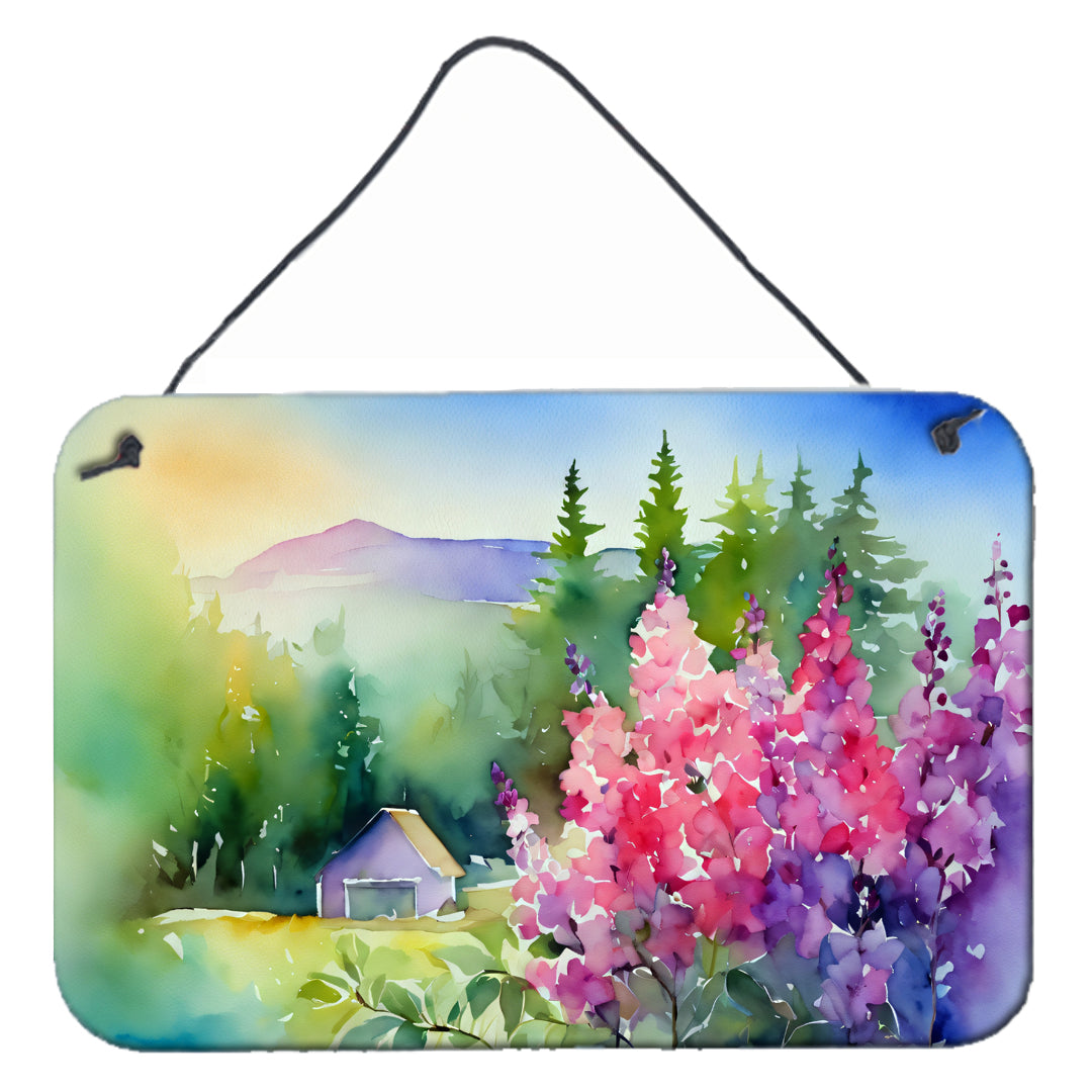 Buy this Idaho Syringa in Watercolor Wall or Door Hanging Prints