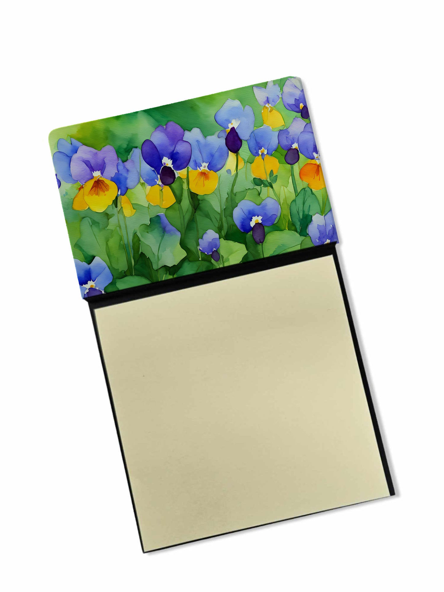 Buy this Illinois Violet in Watercolor Sticky Note Holder