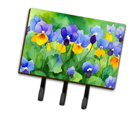Buy this Illinois Violet in Watercolor Leash or Key Holder