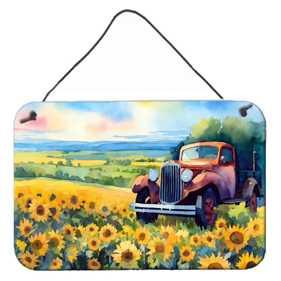 Buy this Kansas Sunflowers in Watercolor Wall or Door Hanging Prints