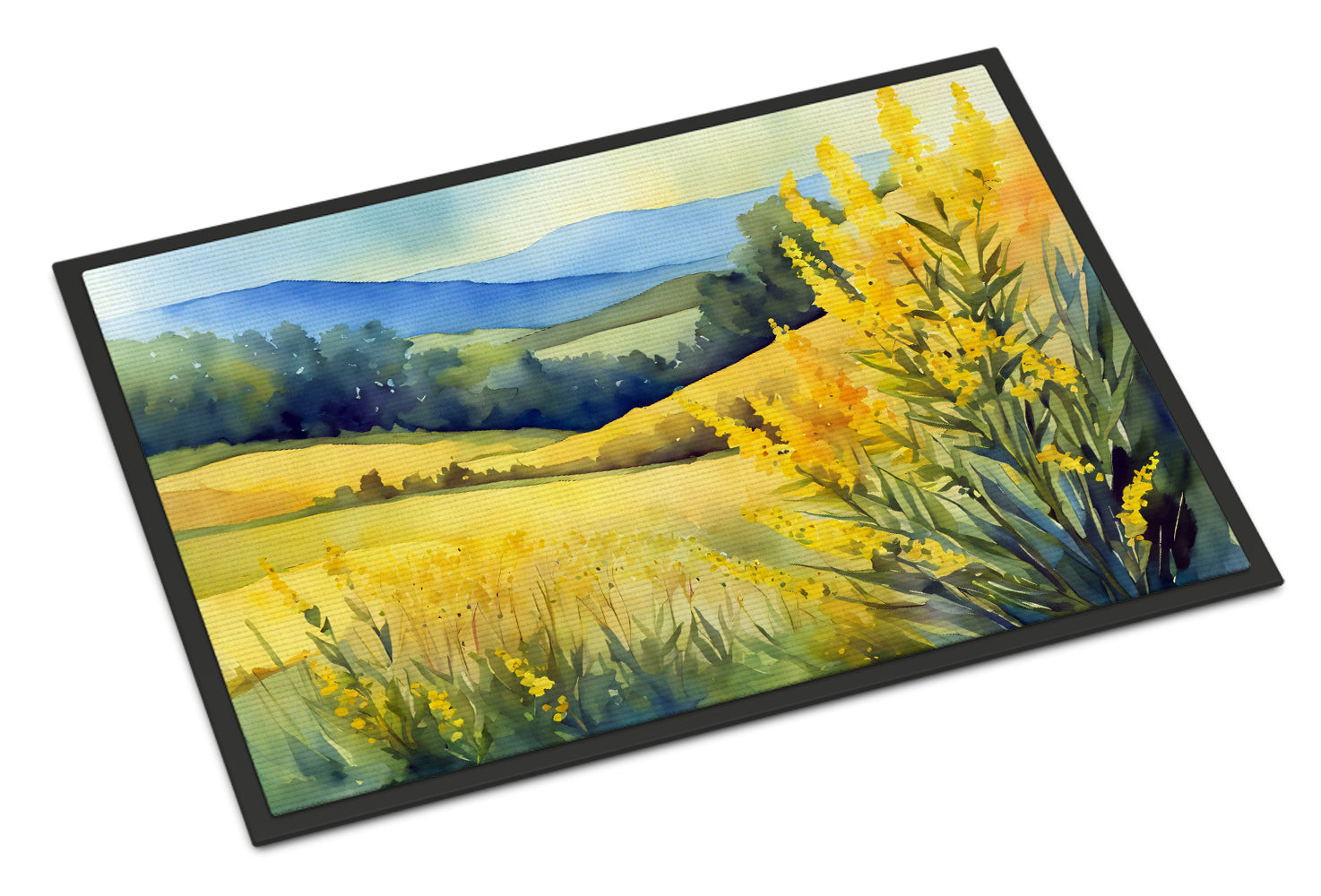 Buy this Kentucky Goldenrod in Watercolor Doormat