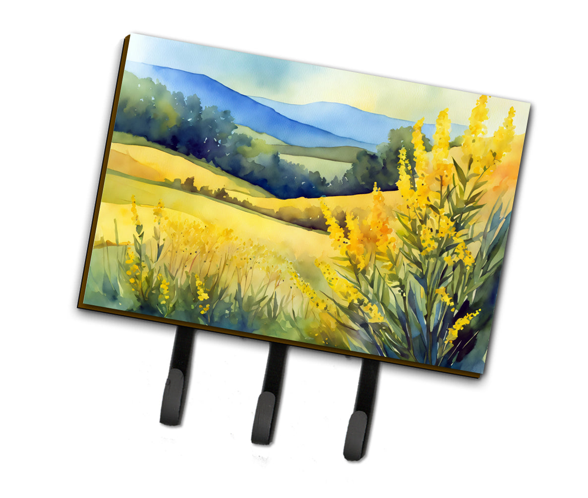 Buy this Kentucky Goldenrod in Watercolor Leash or Key Holder