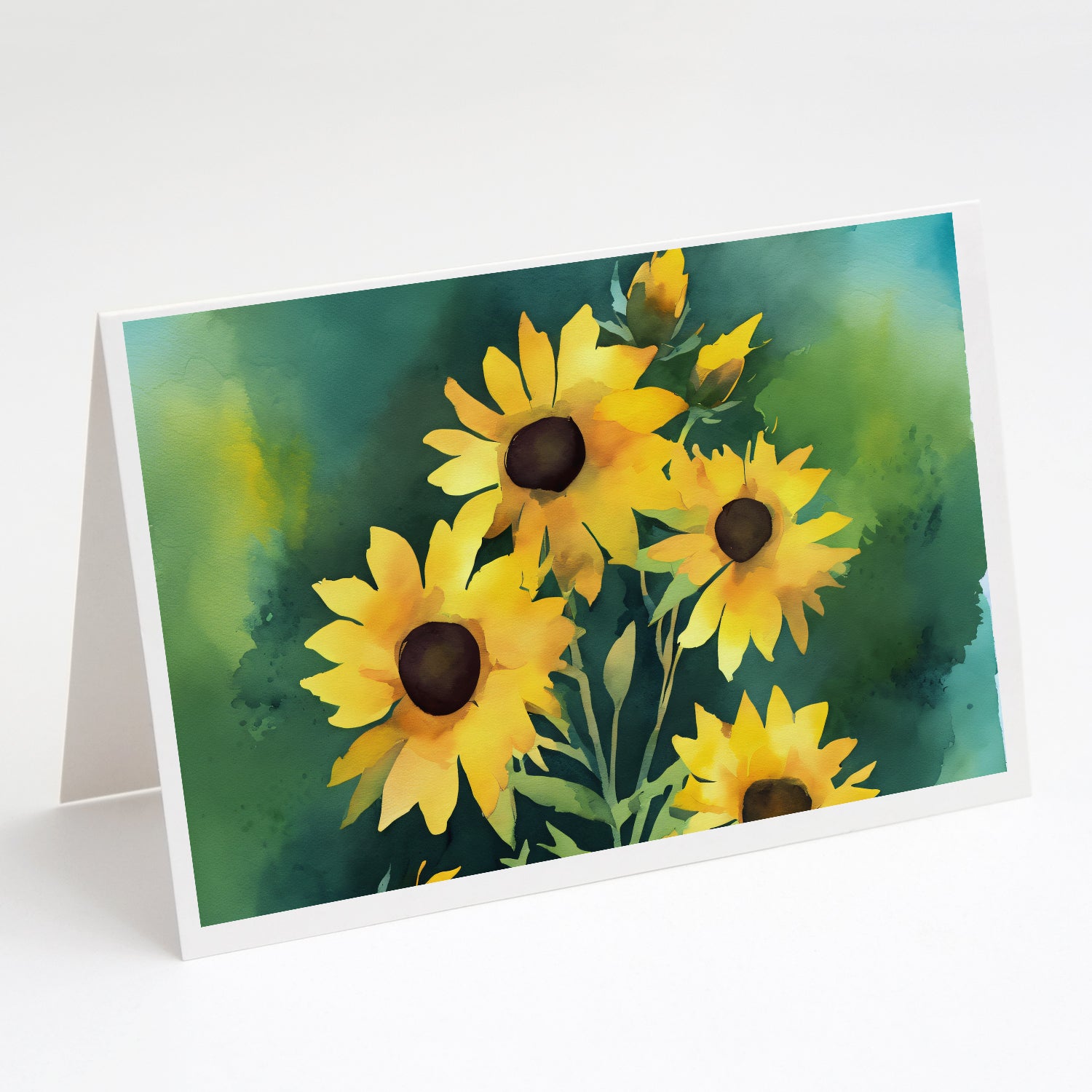 Buy this Kentucky Goldenrod in Watercolor Greeting Cards Pack of 8