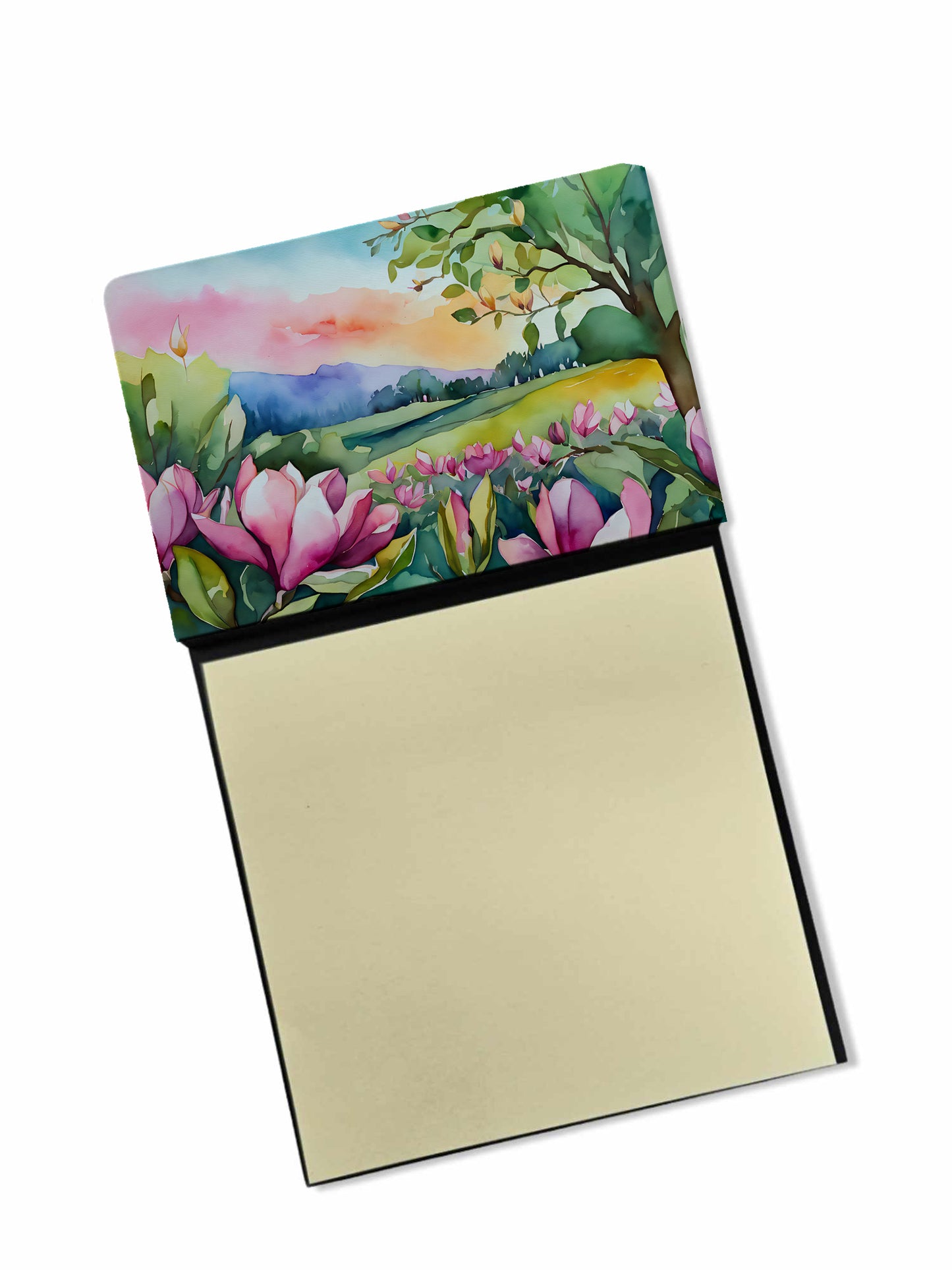 Buy this Louisiana Magnolias in Watercolor Sticky Note Holder