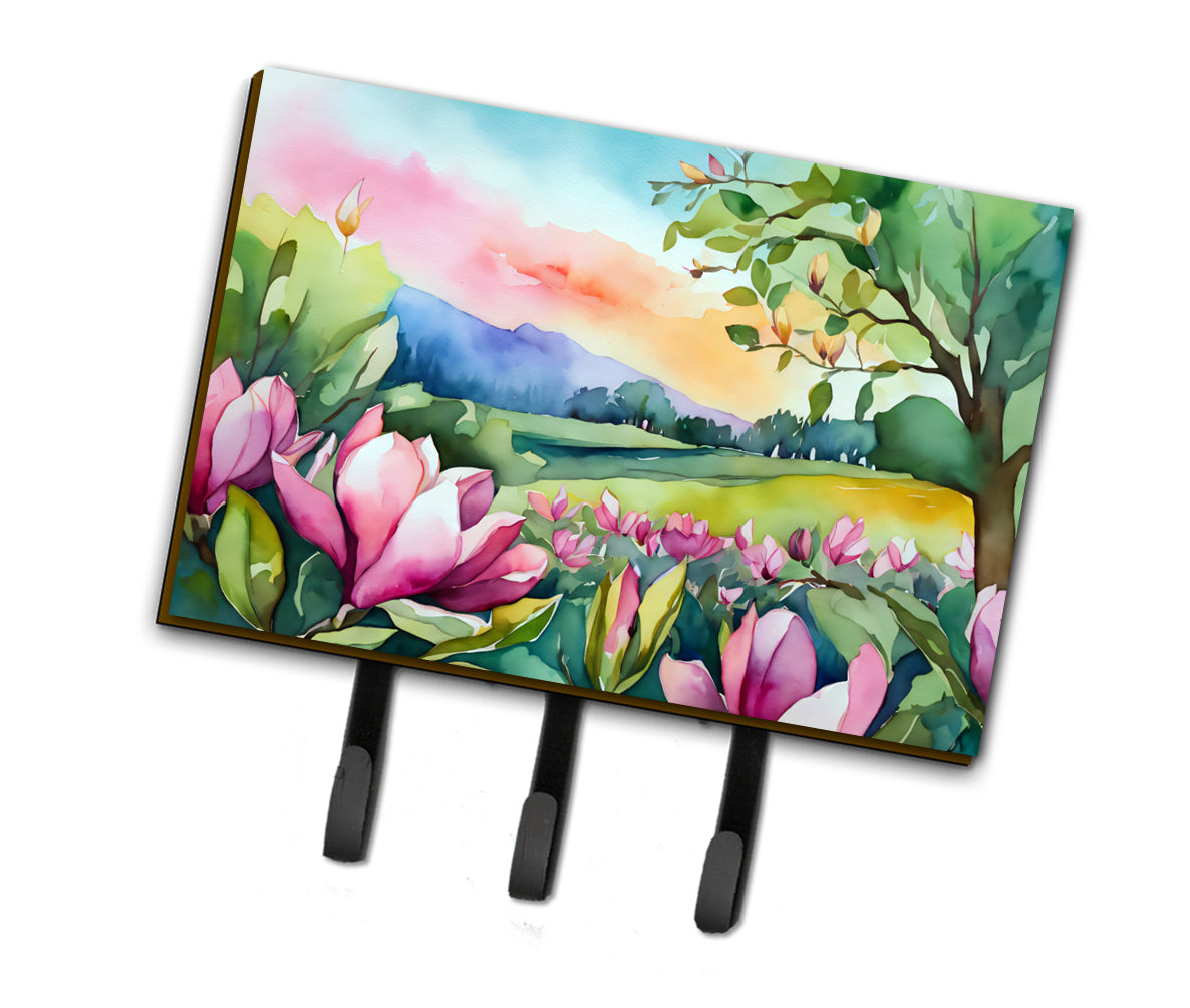 Buy this Louisiana Magnolias in Watercolor Leash or Key Holder