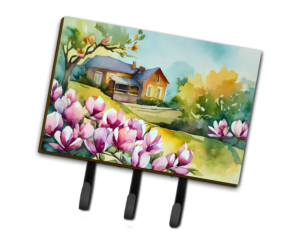 Buy this Louisiana Magnolias in Watercolor Leash or Key Holder