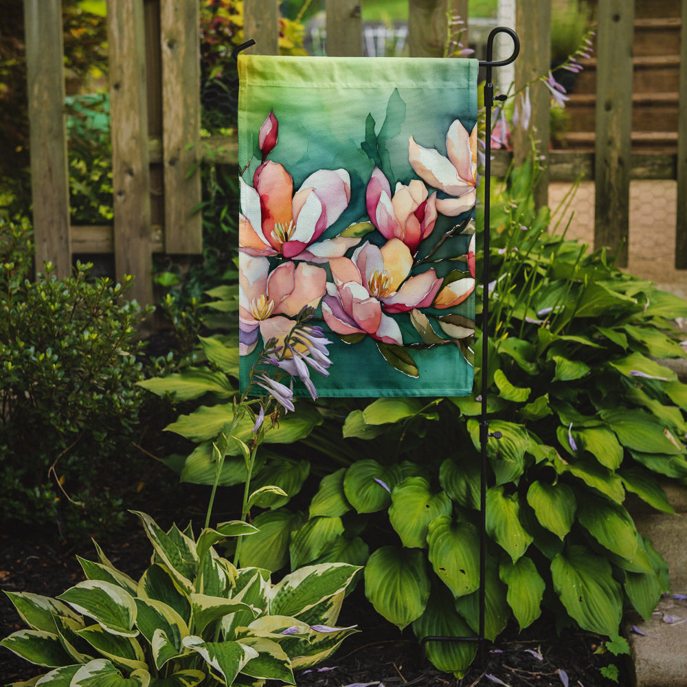Louisiana Magnolias in Watercolor Garden Flag
