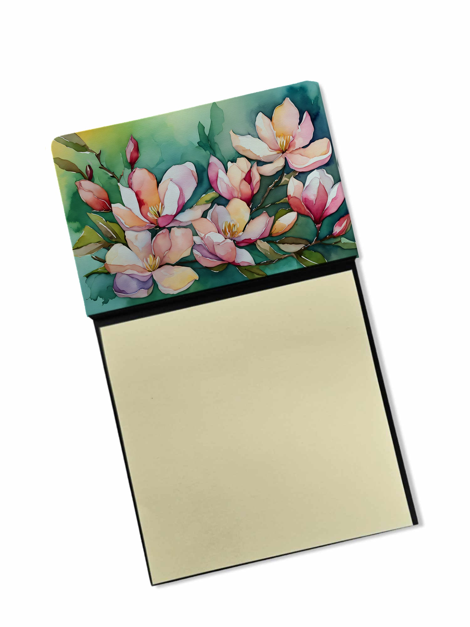 Buy this Louisiana Magnolias in Watercolor Sticky Note Holder