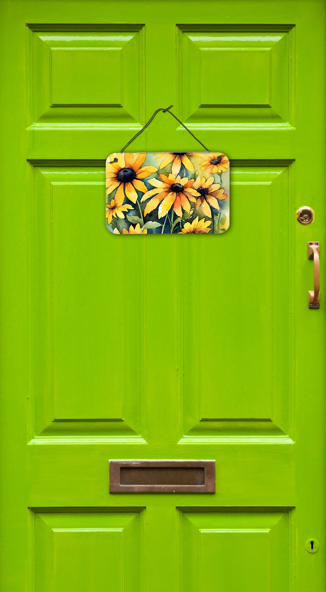 Maryland Black-Eyed Susans in Watercolor Wall or Door Hanging Prints