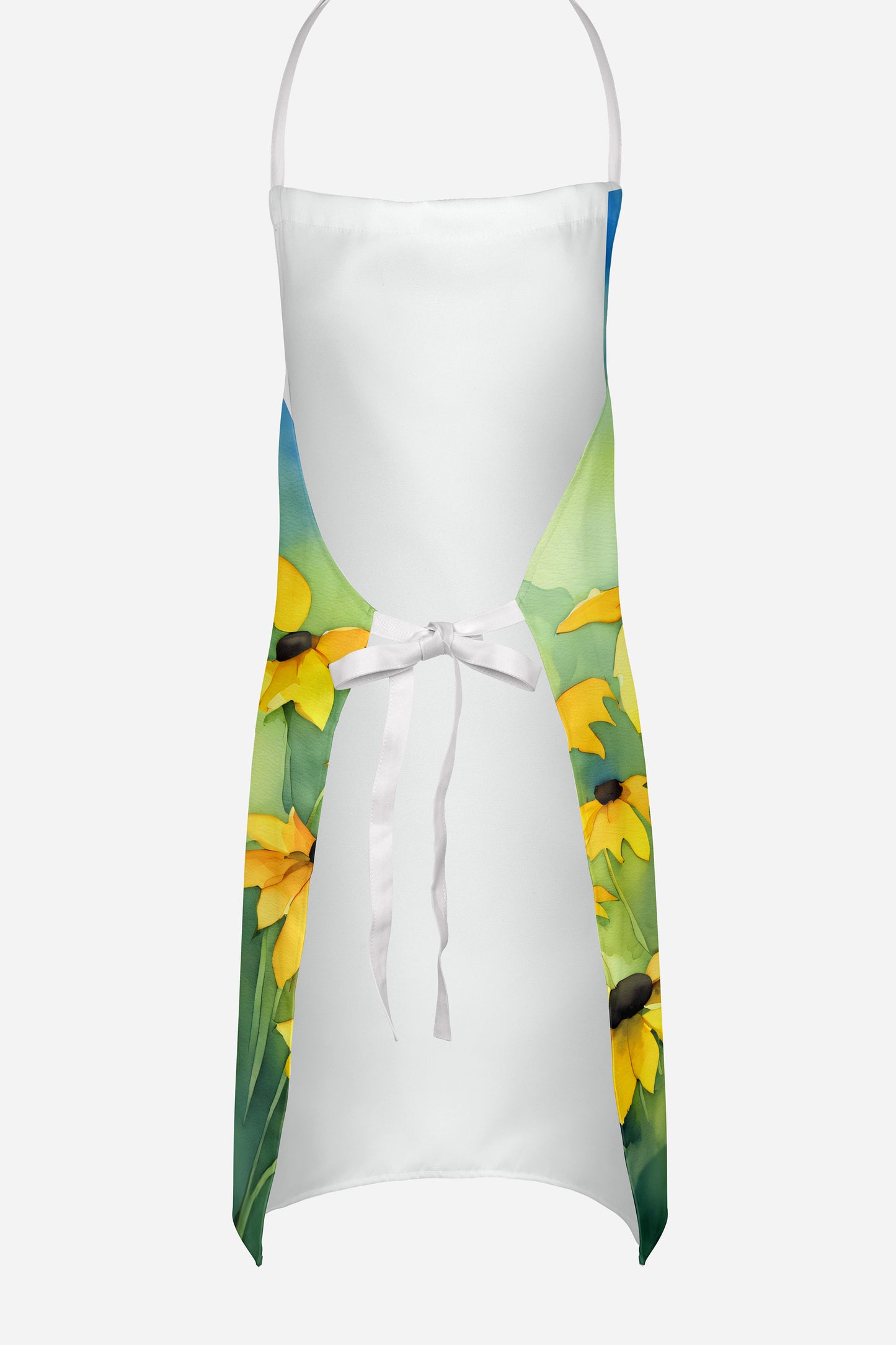 Maryland Black-Eyed Susans in Watercolor Apron