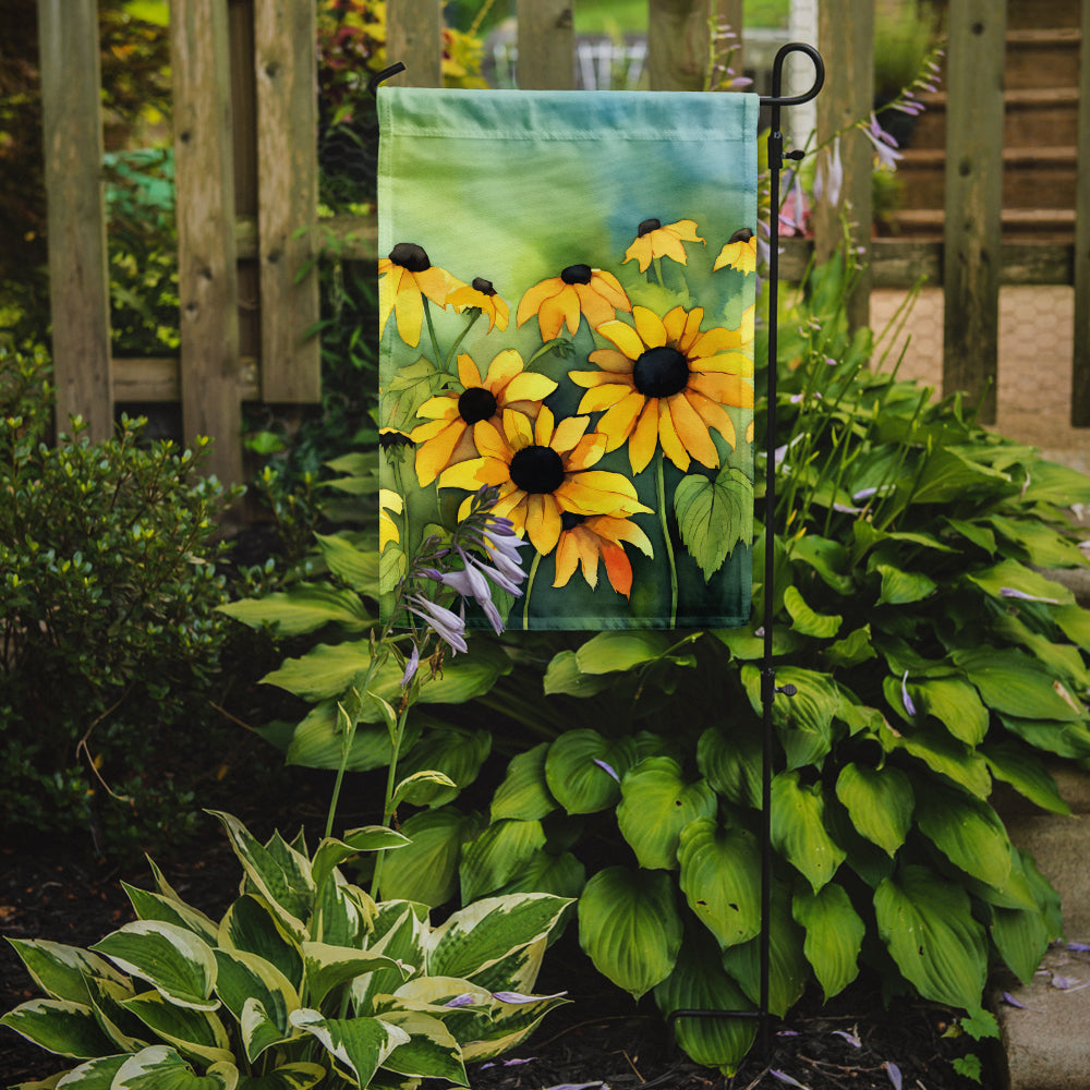 Maryland Black-Eyed Susans in Watercolor Garden Flag