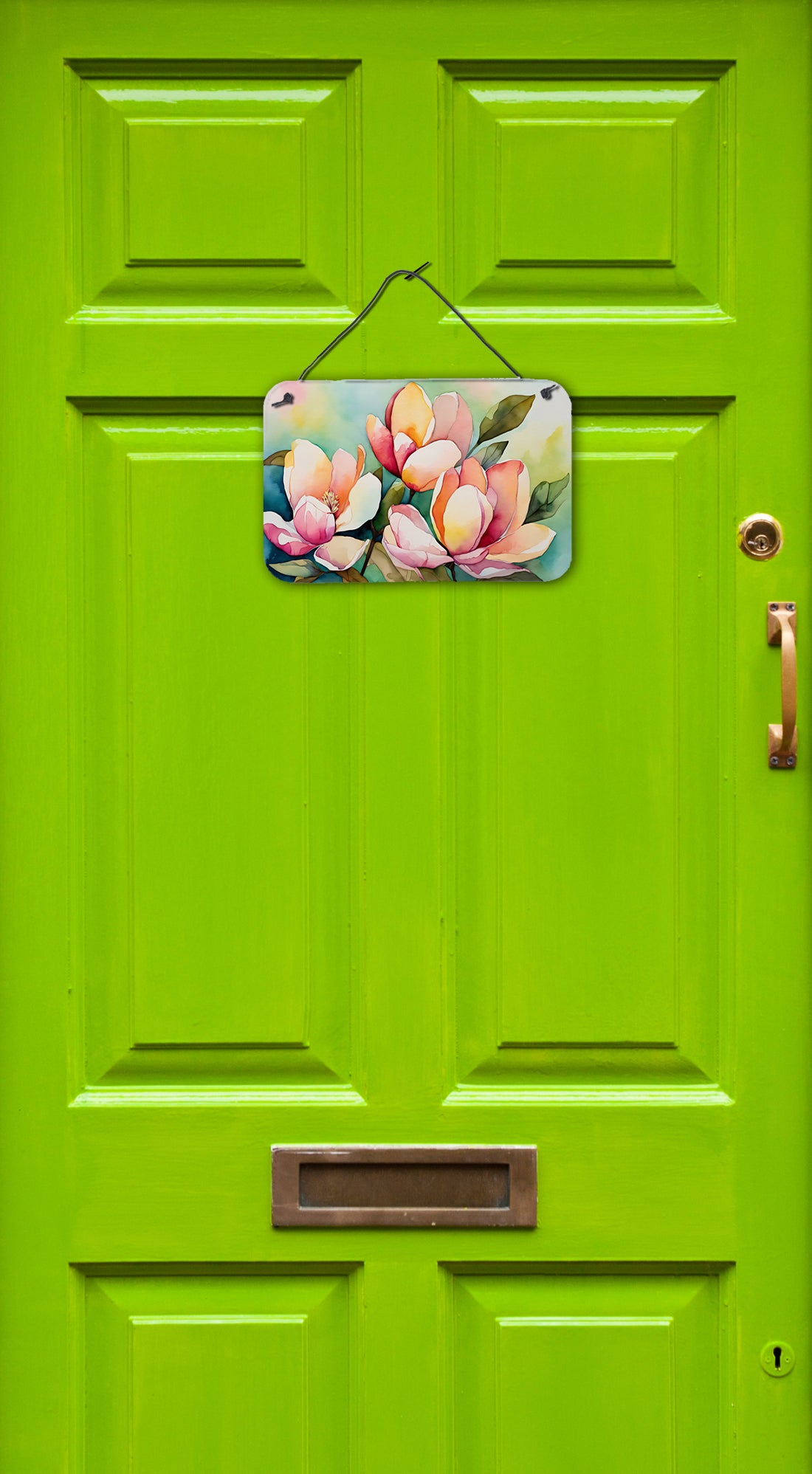 Mississippi Magnolia in Watercolor Wall or Door Hanging Prints