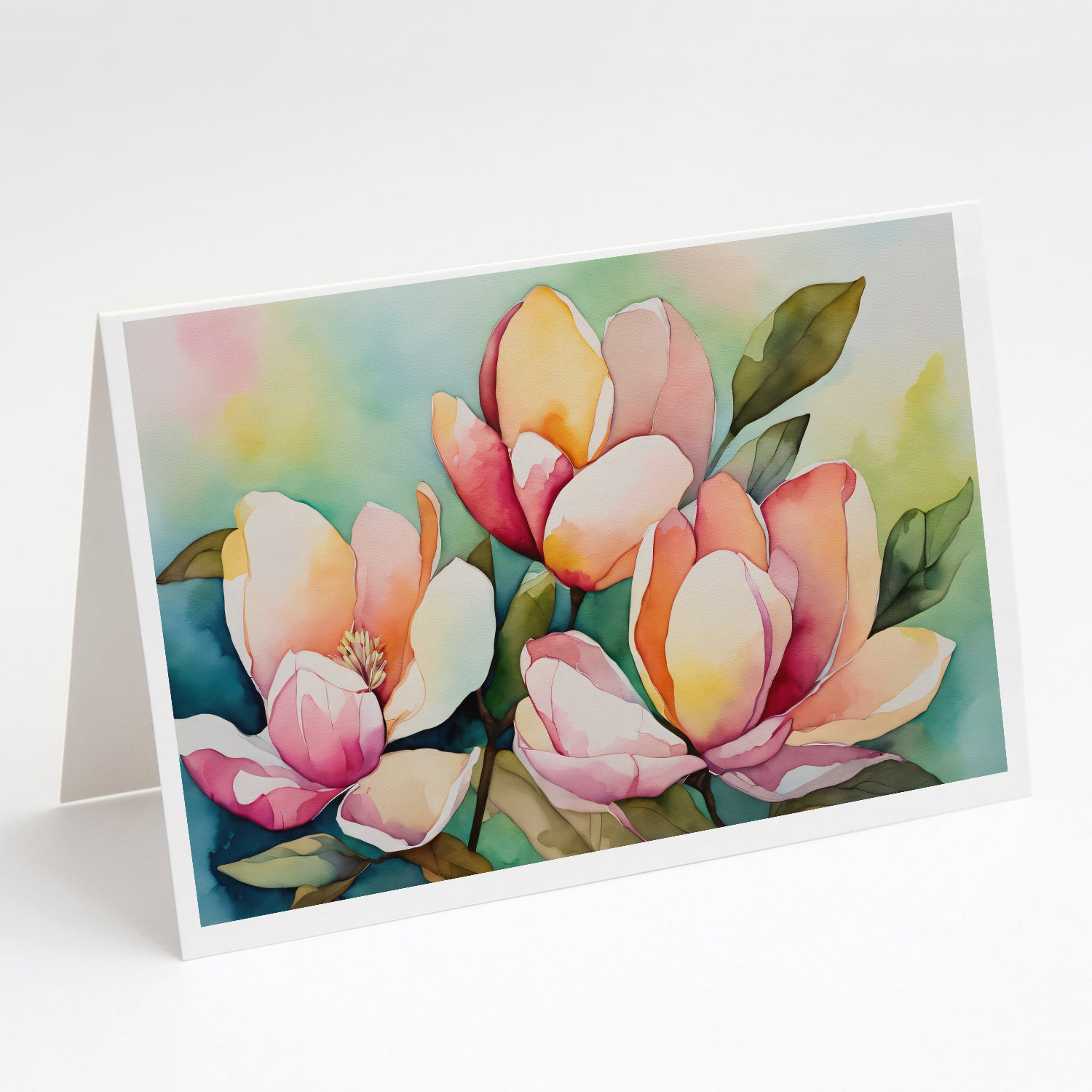Buy this Mississippi Magnolia in Watercolor Greeting Cards Pack of 8