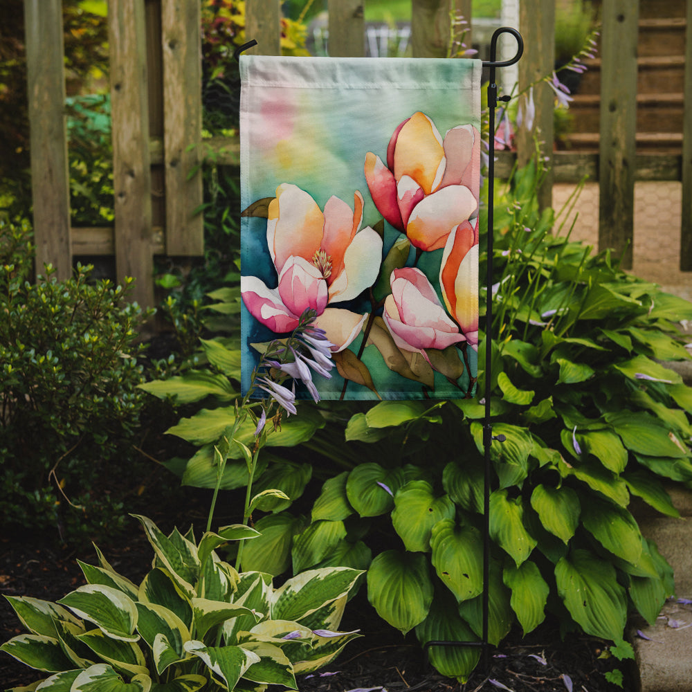 Mississippi Magnolia in Watercolor Garden Flag
