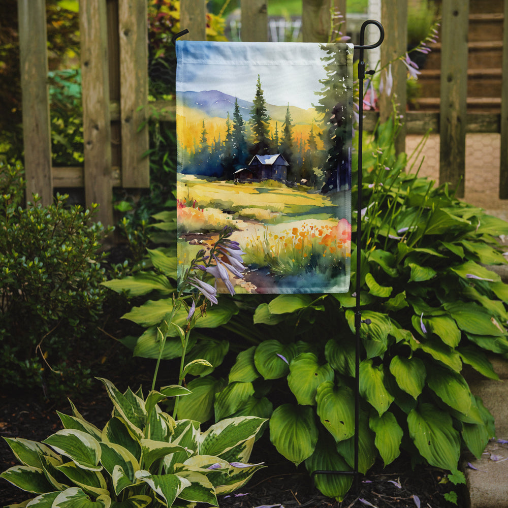 Montana Bitterroot in Watercolor Garden Flag