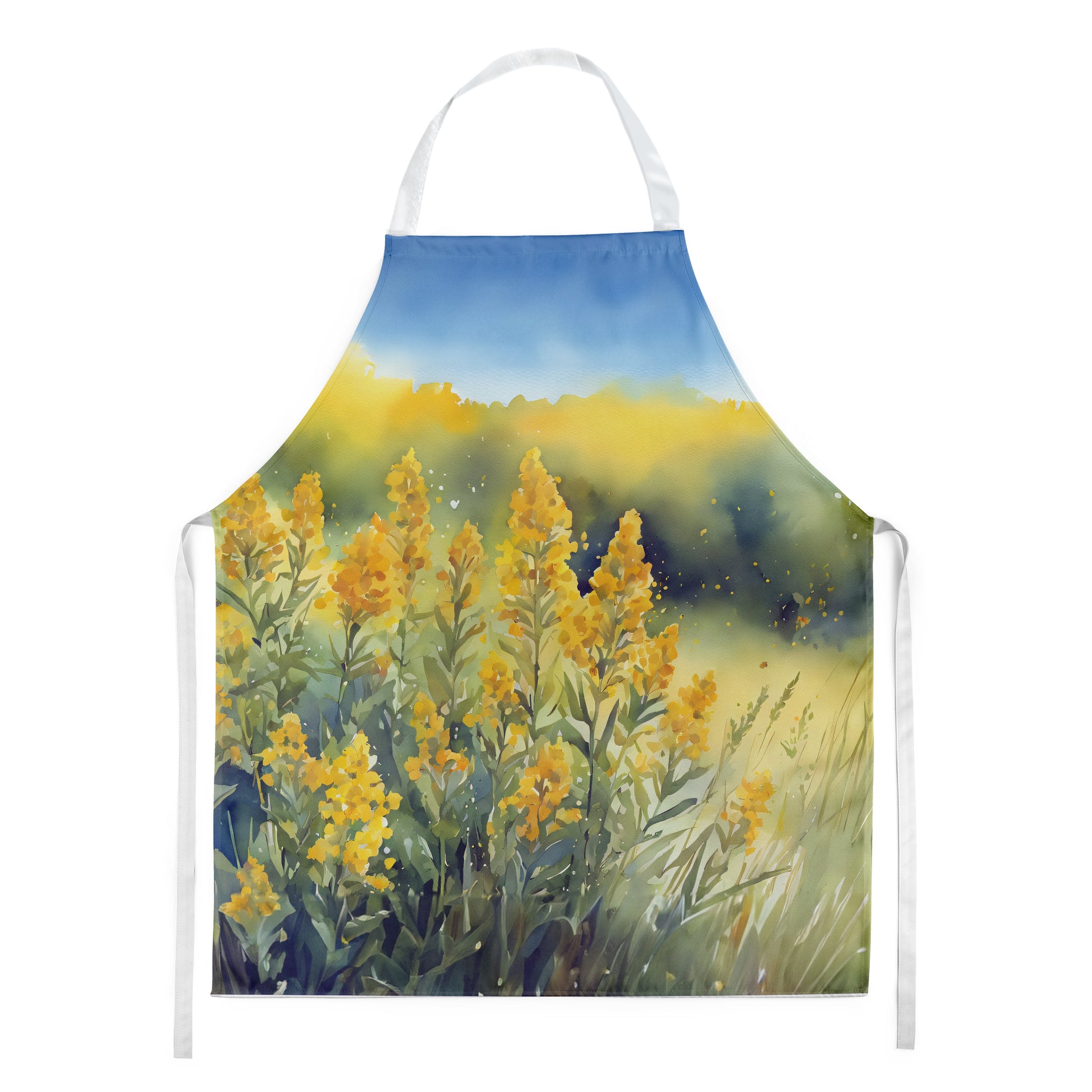 Buy this Nebraska Goldenrod in Watercolor Apron