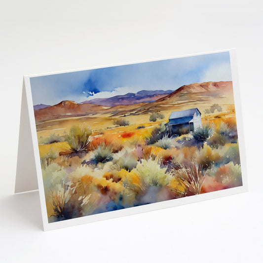 Buy this Nevada Sagebrush in Watercolor Greeting Cards Pack of 8