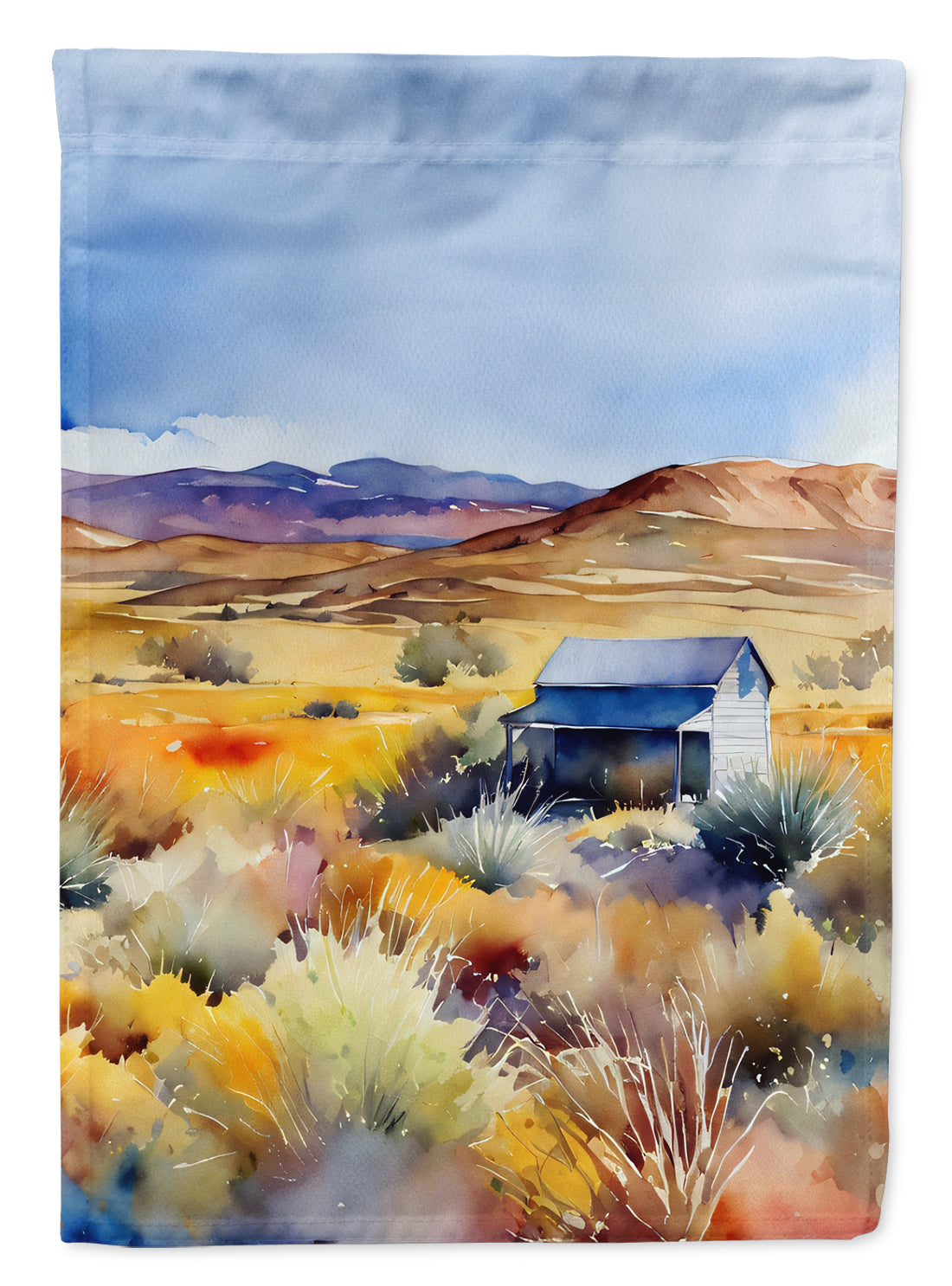 Buy this Nevada Sagebrush in Watercolor Garden Flag