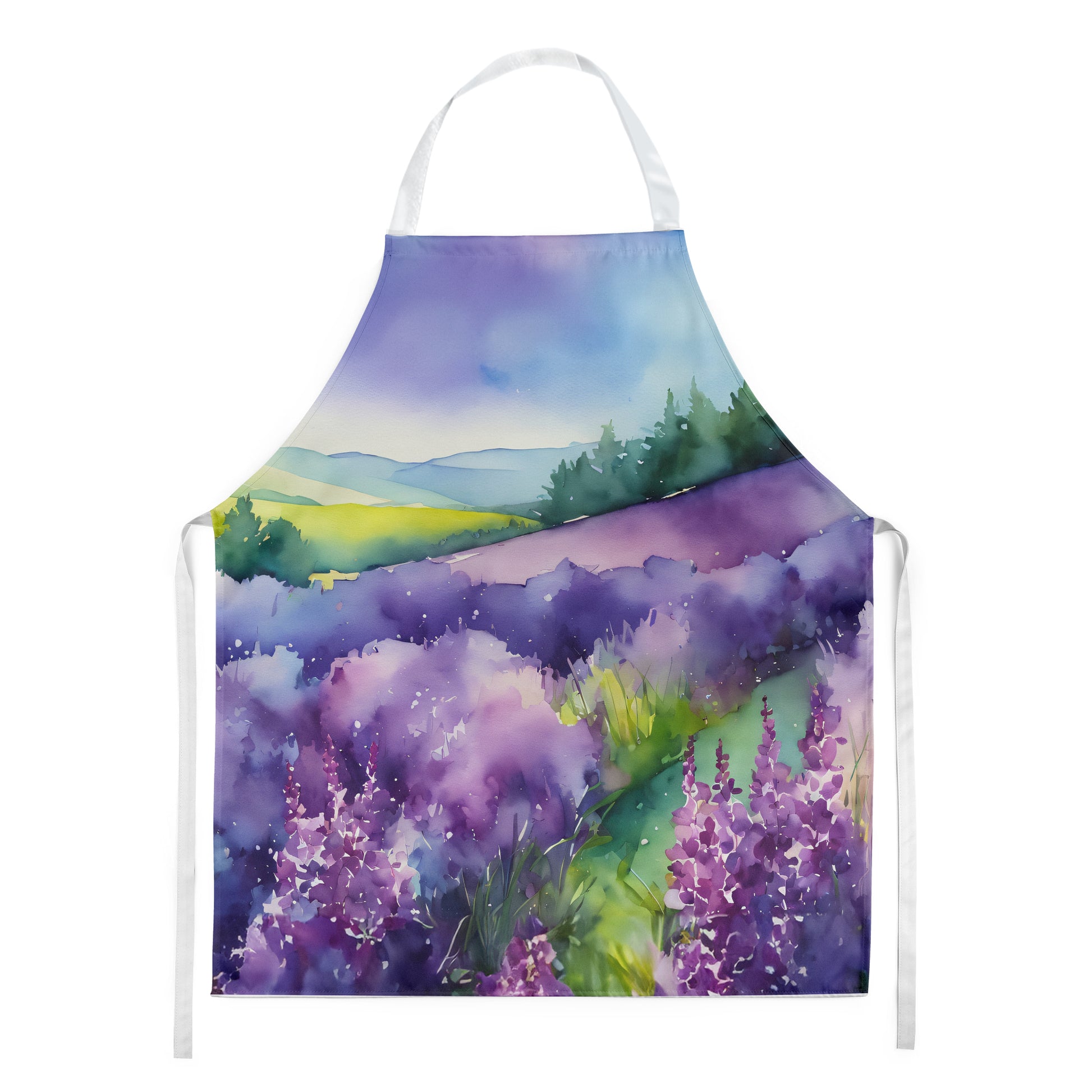 Buy this New Hampshire Purple Lilac in Watercolor Apron