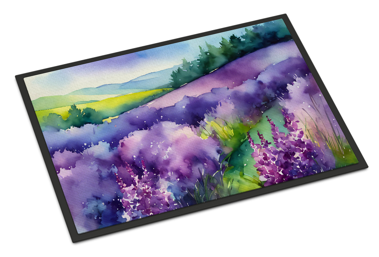 Buy this New Hampshire Purple Lilac in Watercolor Doormat