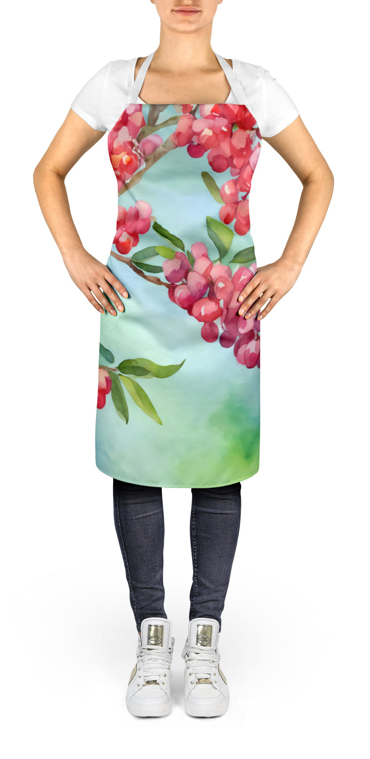 Pennsylvania Mountain Laurels in Watercolor Apron