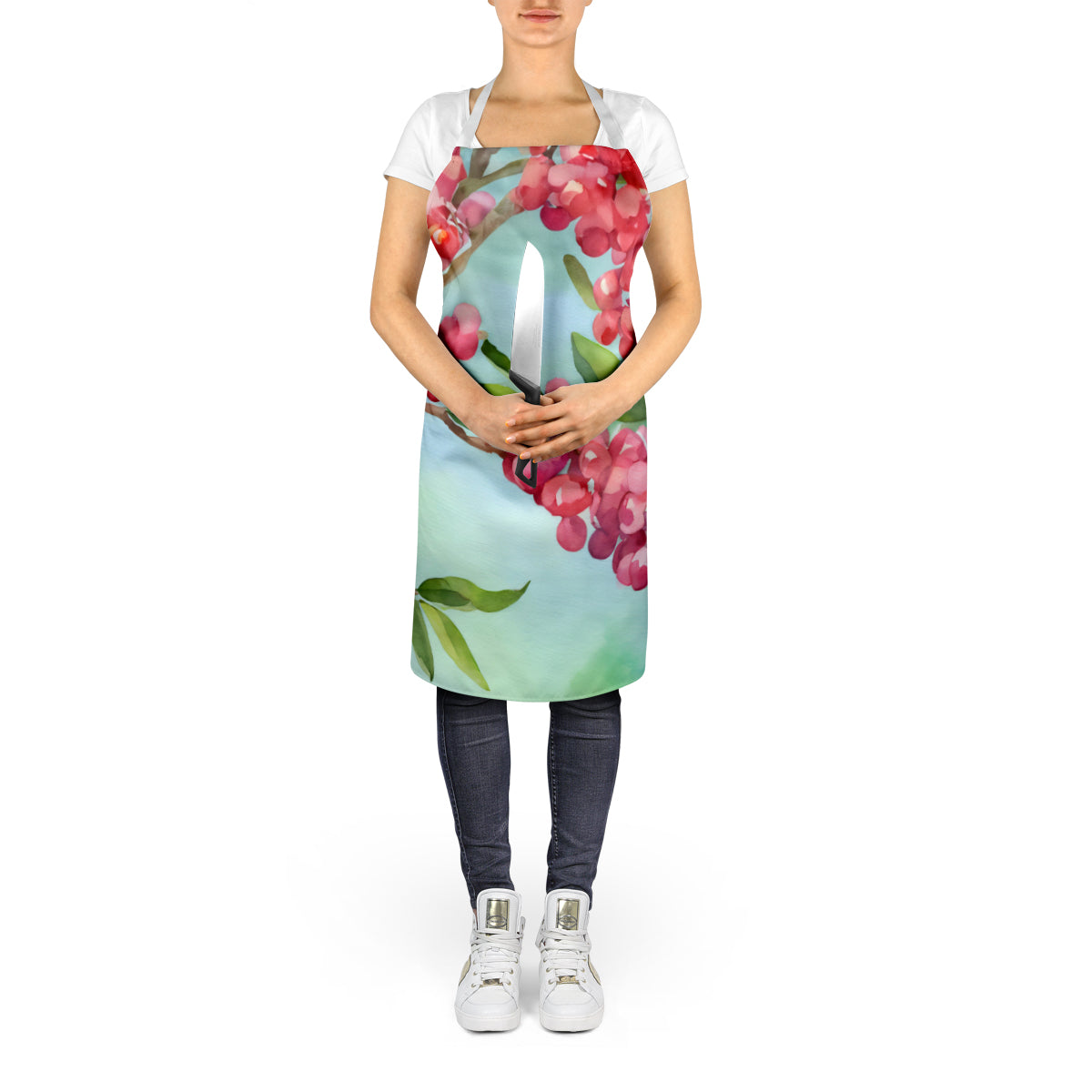 Pennsylvania Mountain Laurels in Watercolor Apron