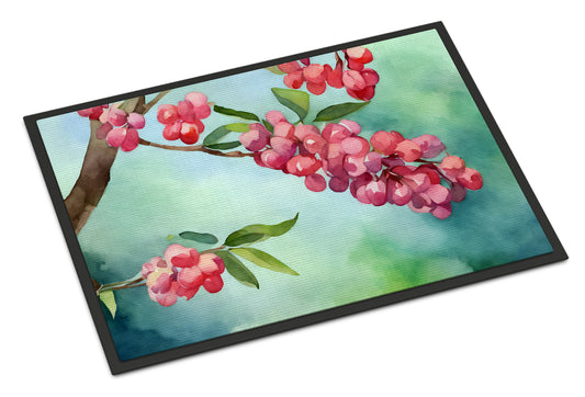 Buy this Pennsylvania Mountain Laurels in Watercolor Doormat