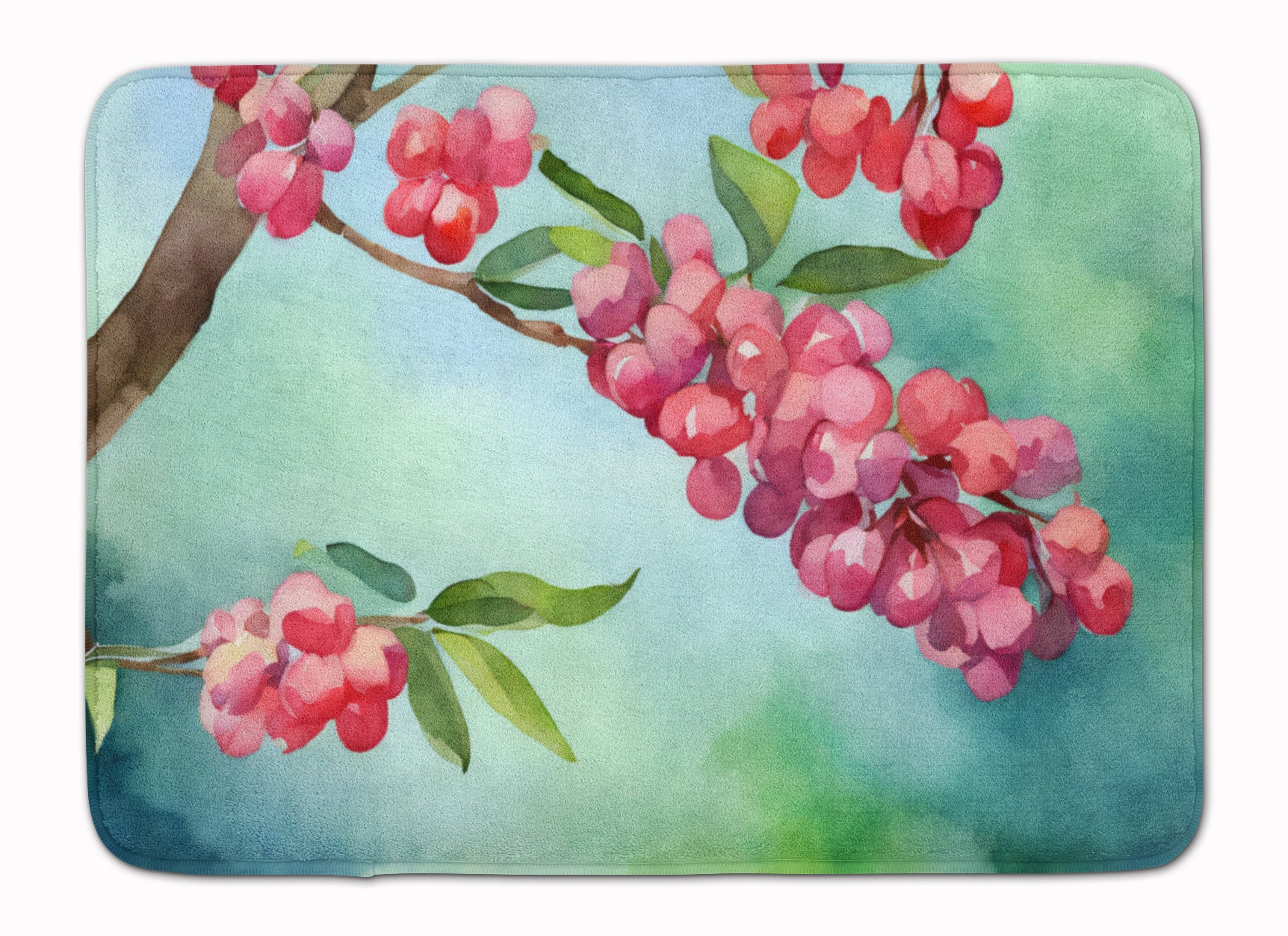 Buy this Pennsylvania Mountain Laurels in Watercolor Memory Foam Kitchen Mat