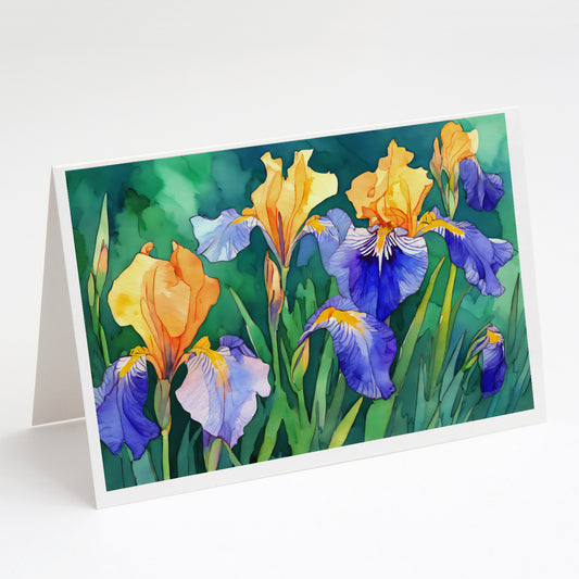 Buy this Tennessee Iris in Watercolor Greeting Cards Pack of 8