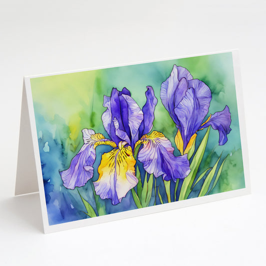 Buy this Tennessee Iris in Watercolor Greeting Cards Pack of 8