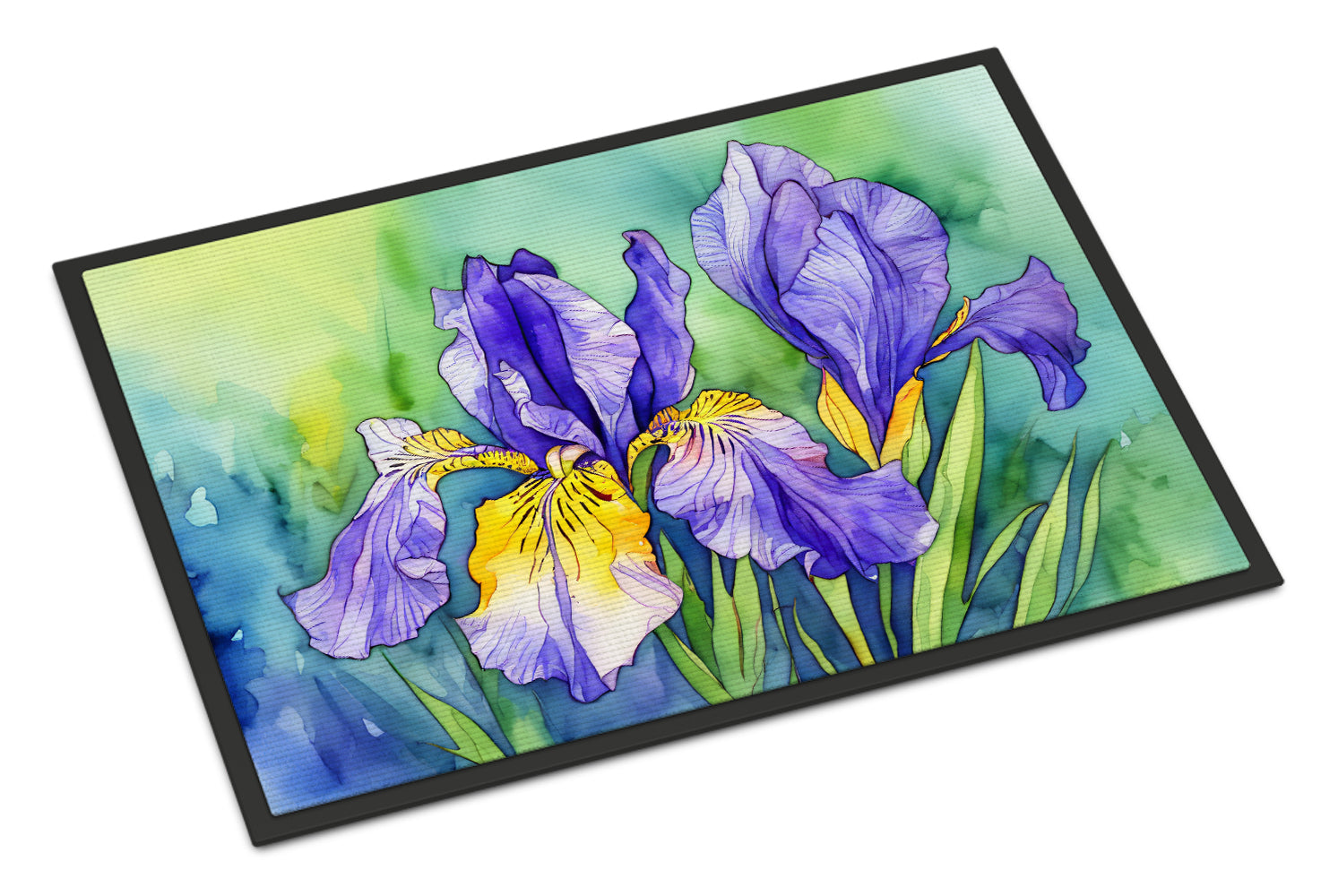 Buy this Tennessee Iris in Watercolor Doormat