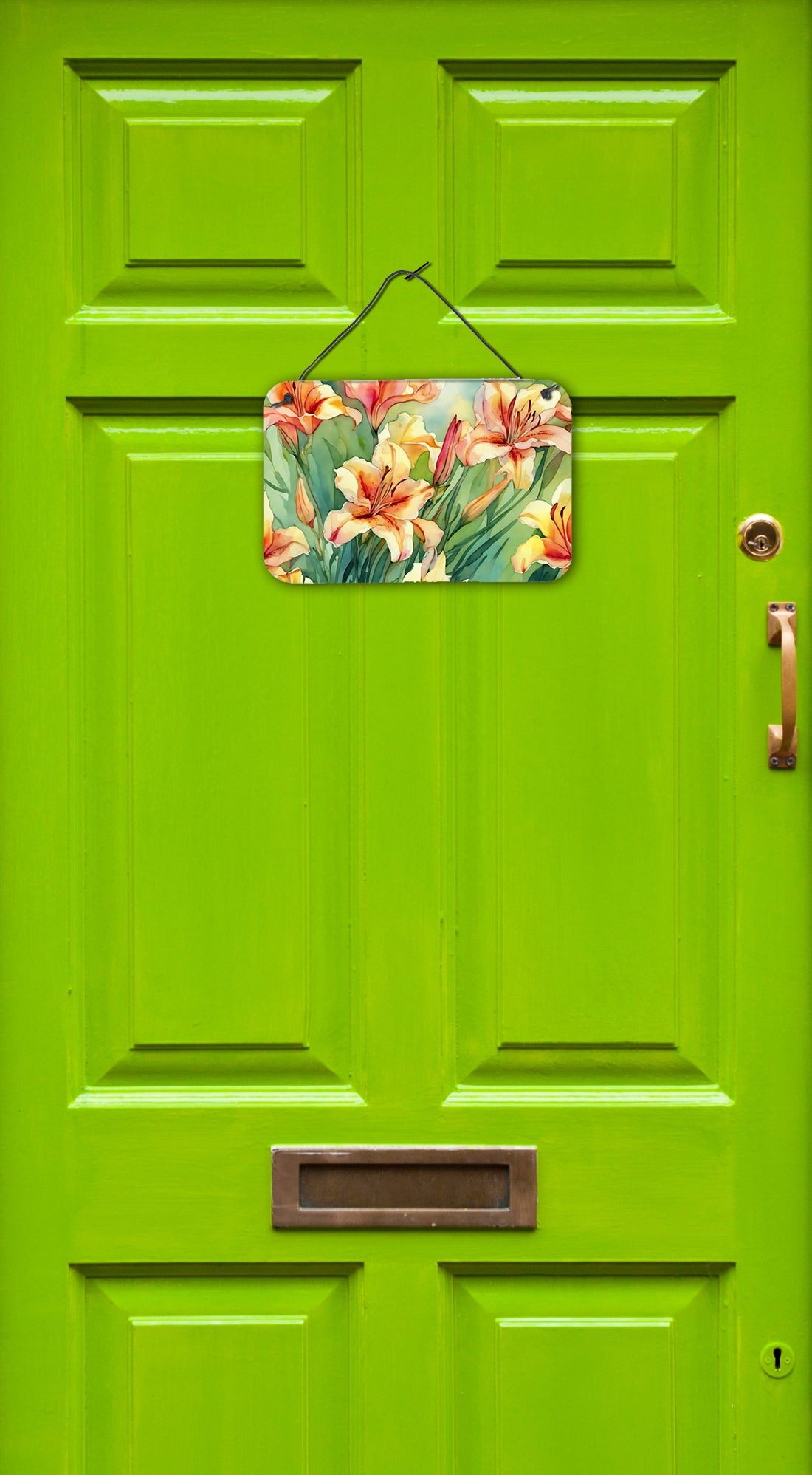 Utah Sego Lilies in Watercolor Wall or Door Hanging Prints