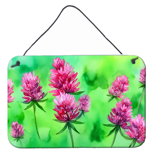 Buy this Vermont Red Clover in Watercolor Wall or Door Hanging Prints