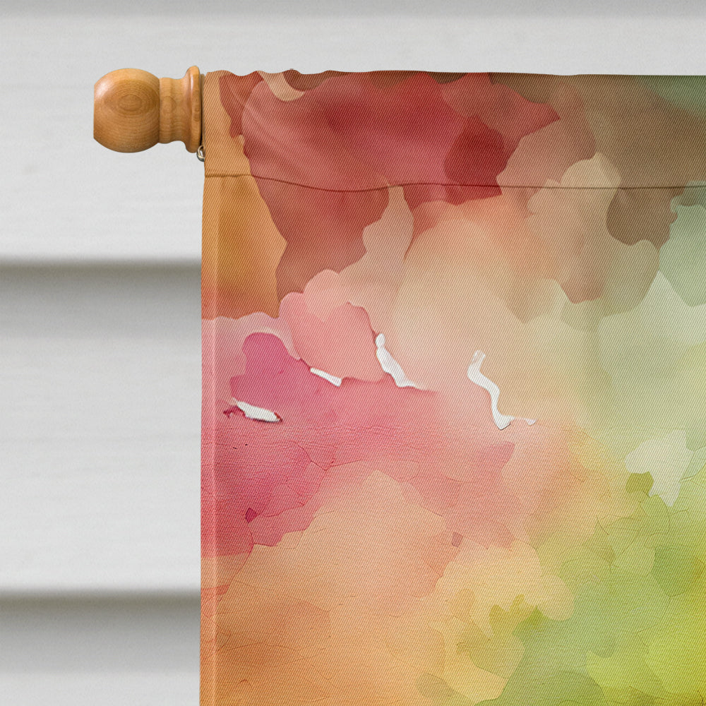 Virginia American Dogwood in Watercolor House Flag