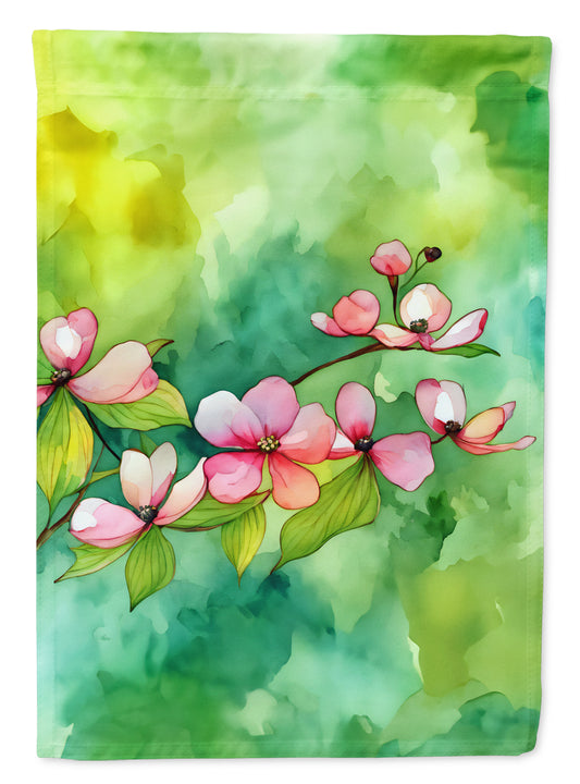 Buy this Virginia American Dogwood in Watercolor House Flag