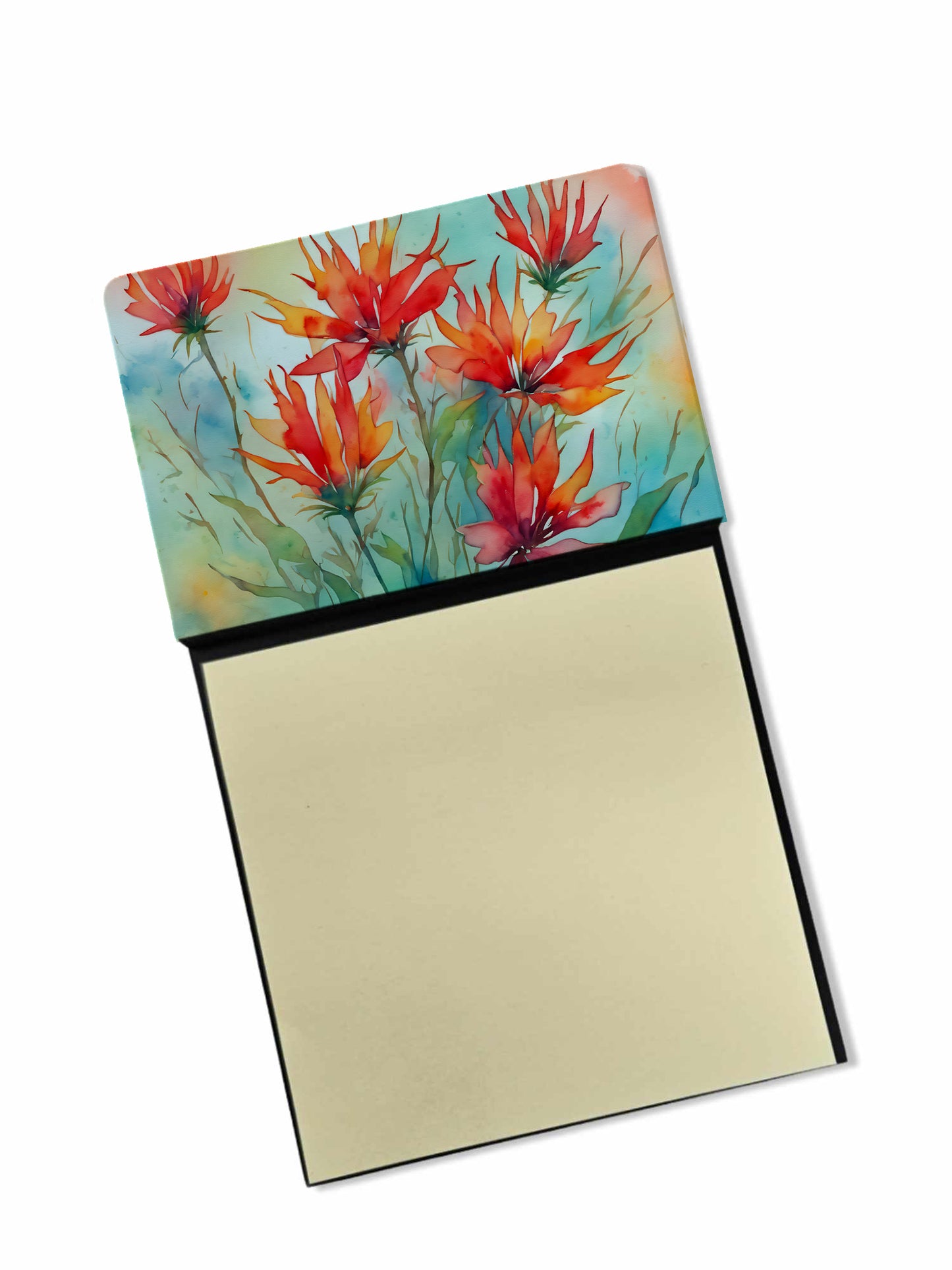 Buy this Wyoming Indian Paintbrush in Watercolor Sticky Note Holder