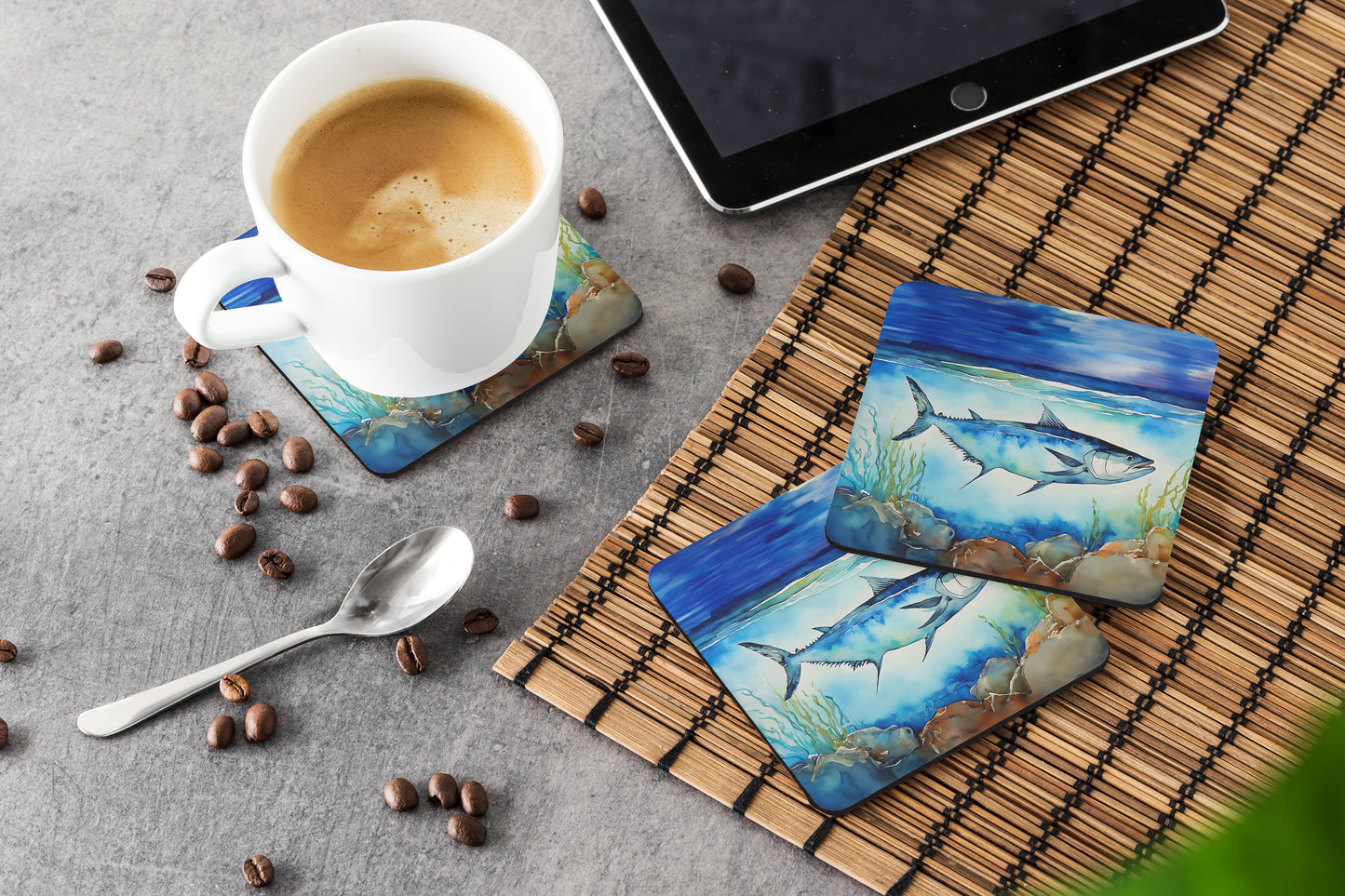 Bluefin Tuna Foam Coasters