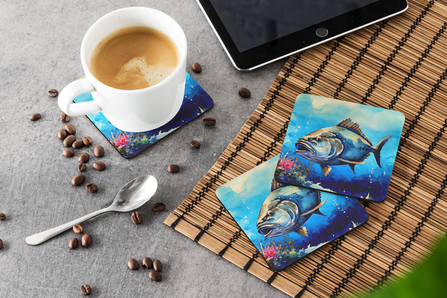 Bluefin Tuna Foam Coasters