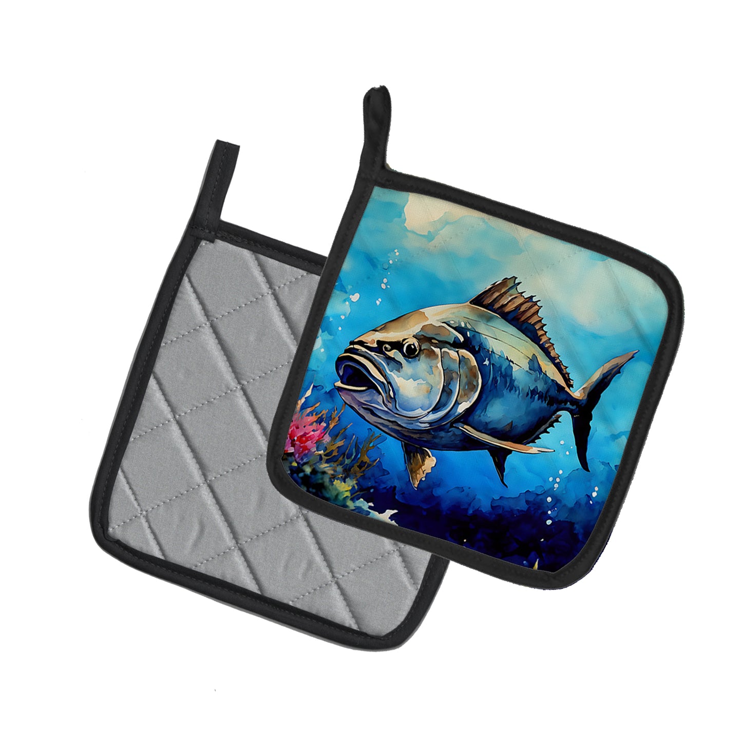 Bluefin Tuna Pair of Pot Holders