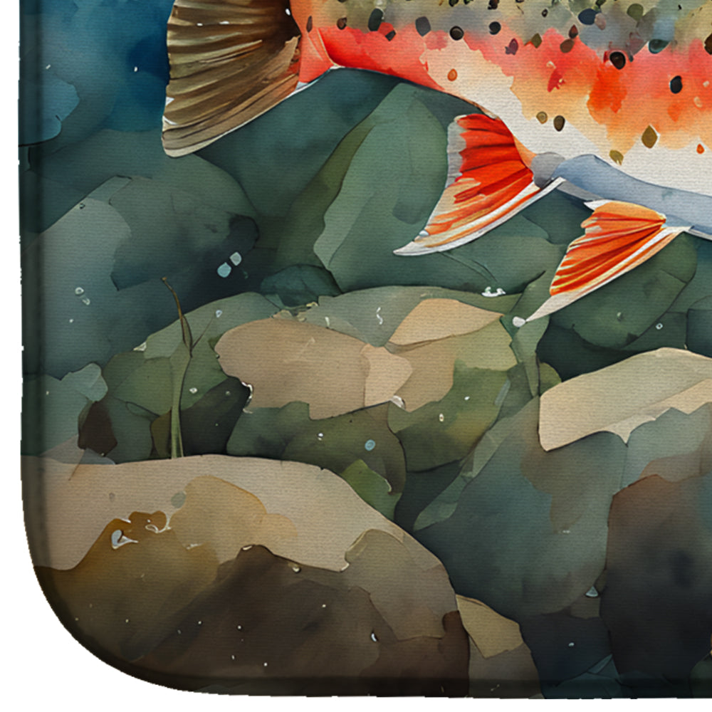 Brook Trout Dish Drying Mat