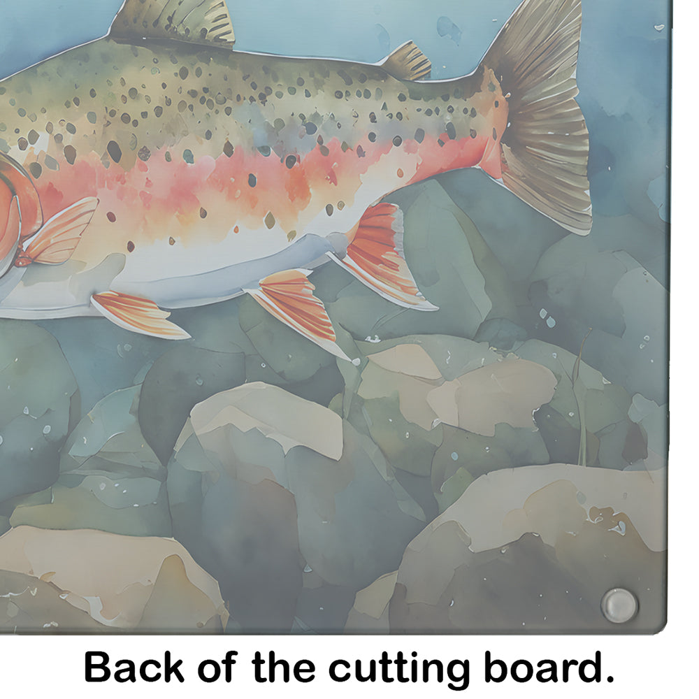 Brook Trout Glass Cutting Board