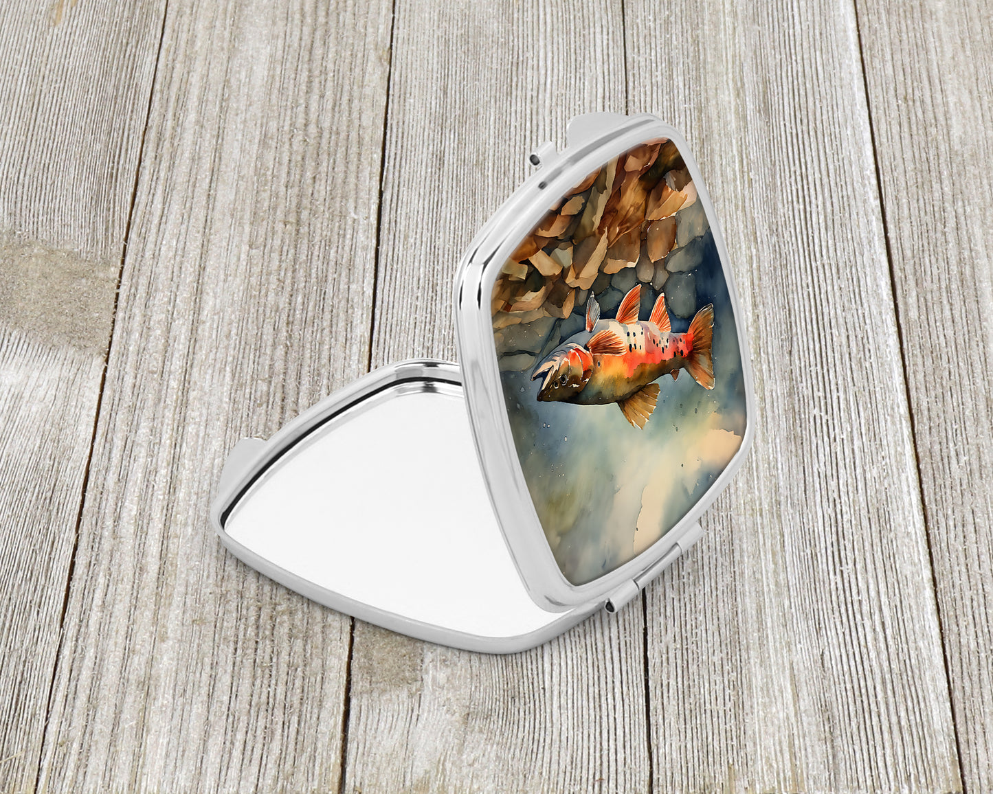 Brook Trout Compact Mirror