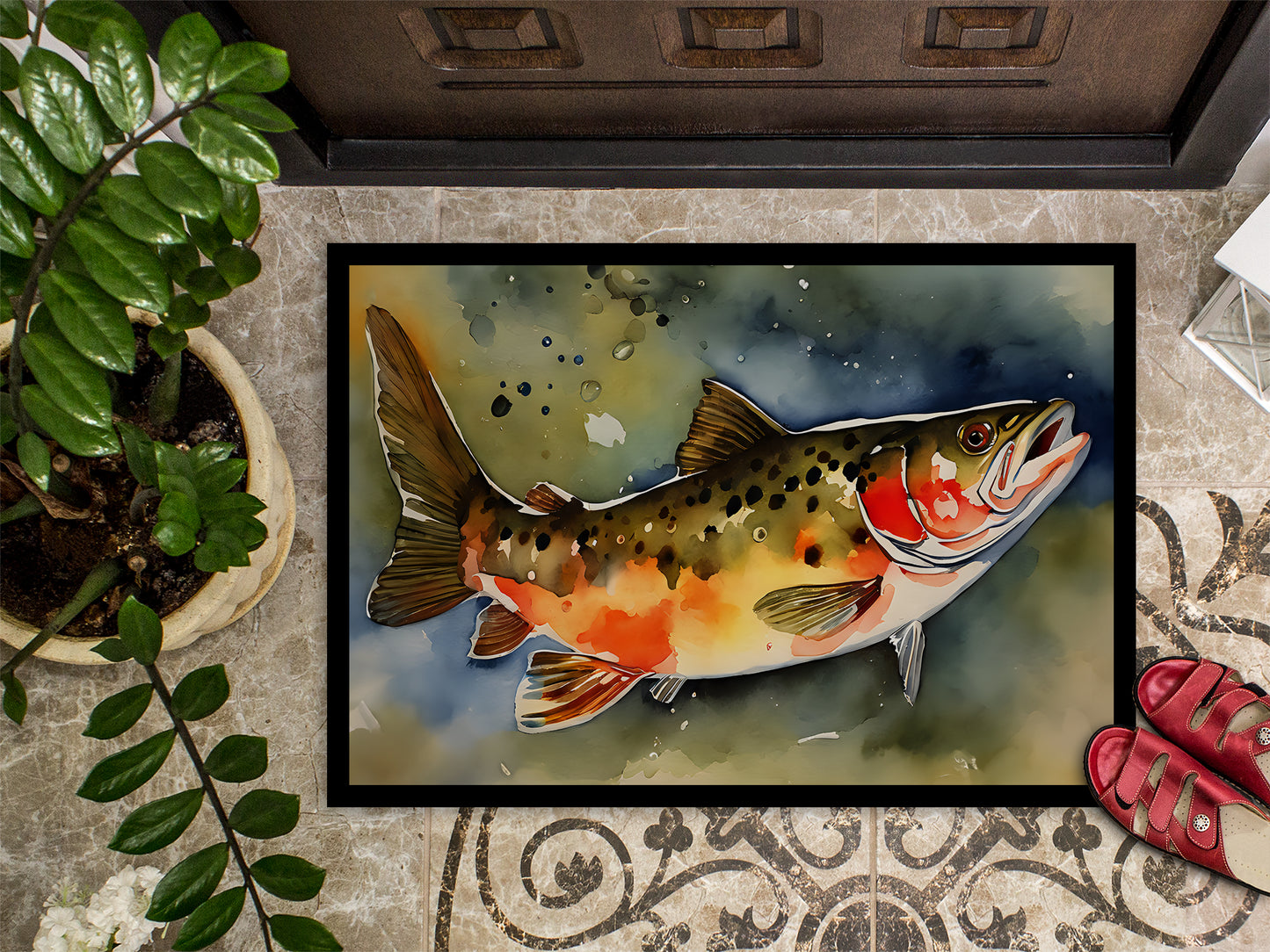 Brook Trout Doormat