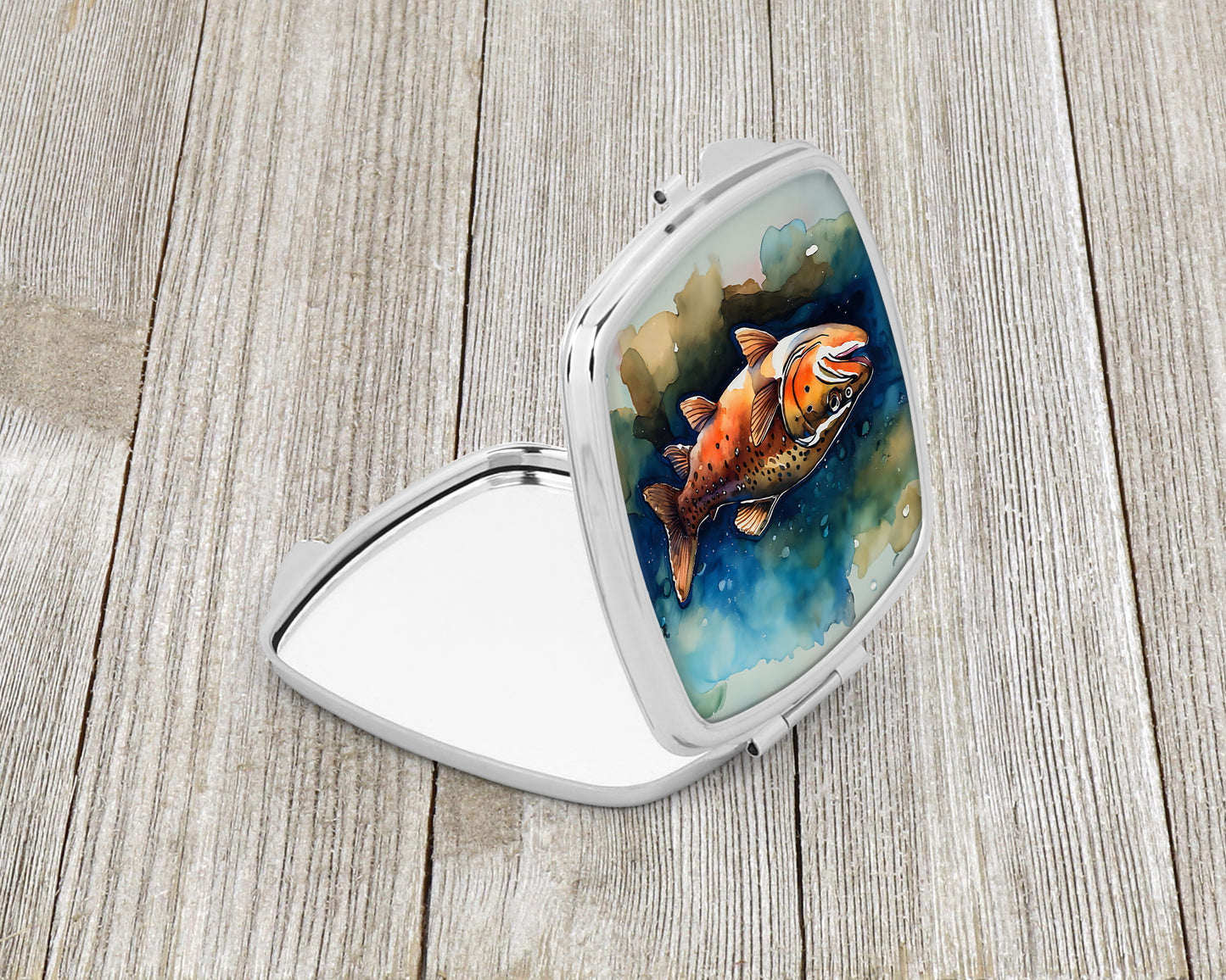 Brown Trout Compact Mirror