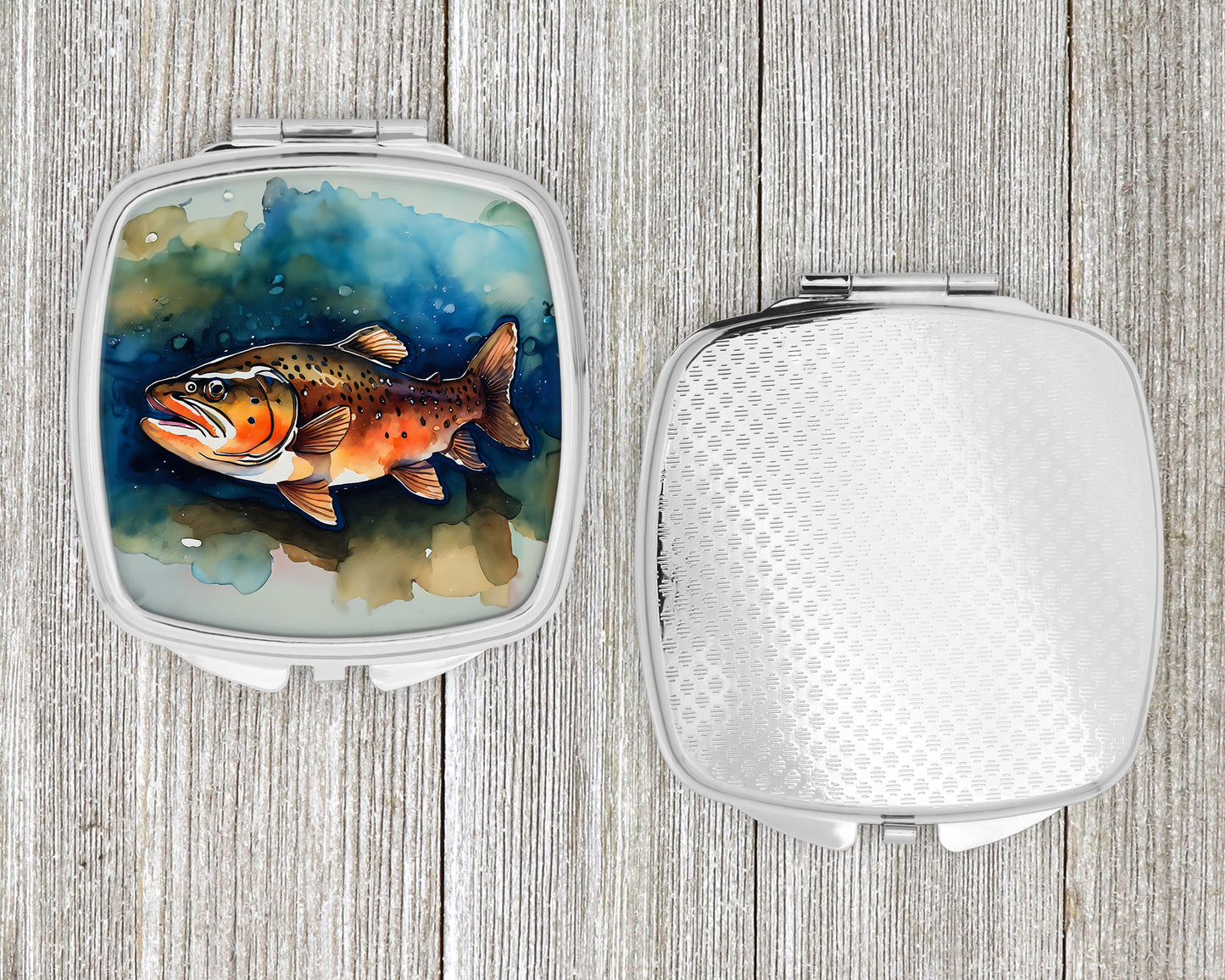 Brown Trout Compact Mirror