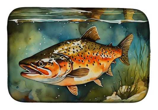 Buy this Brown Trout Dish Drying Mat